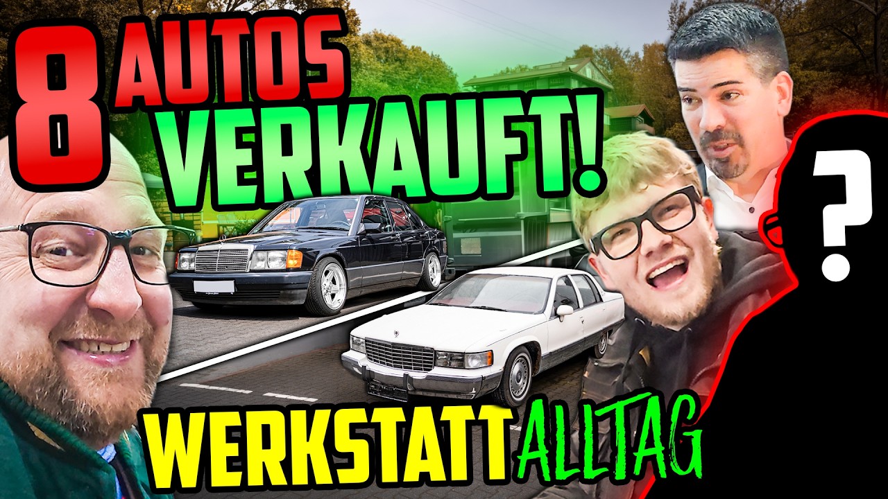 DIESE Autos VERLASSEN uns! - Werkstattalltag Halle77 - MARCO nimmt EUCH mit!