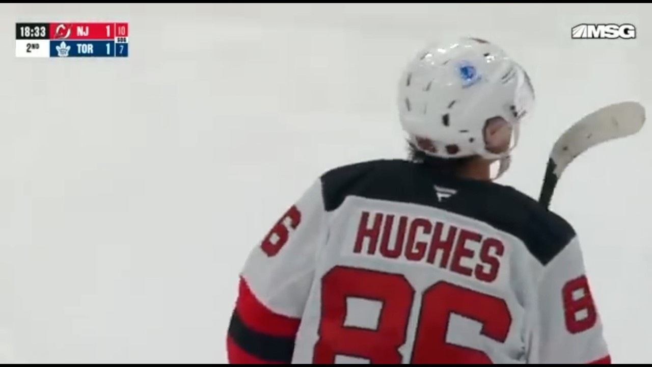 Jack Hughes 27 Goals in 2025-26