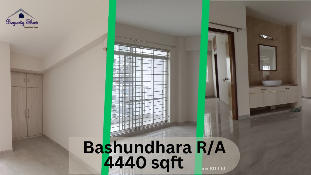 Touring the 4440 sqft Mega Flat Bashundhara  property Show BD Episode 268