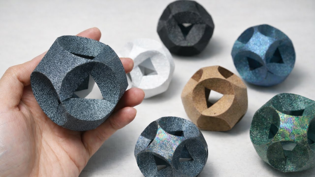 How to Make a 3D Paper Orb (Easy Modular Paper Craft)