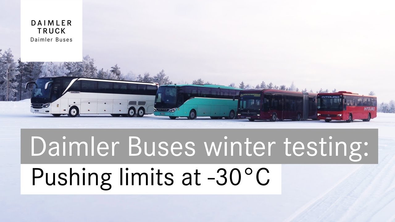 Cold-Proof: Daimler Buses winter testing in Finland