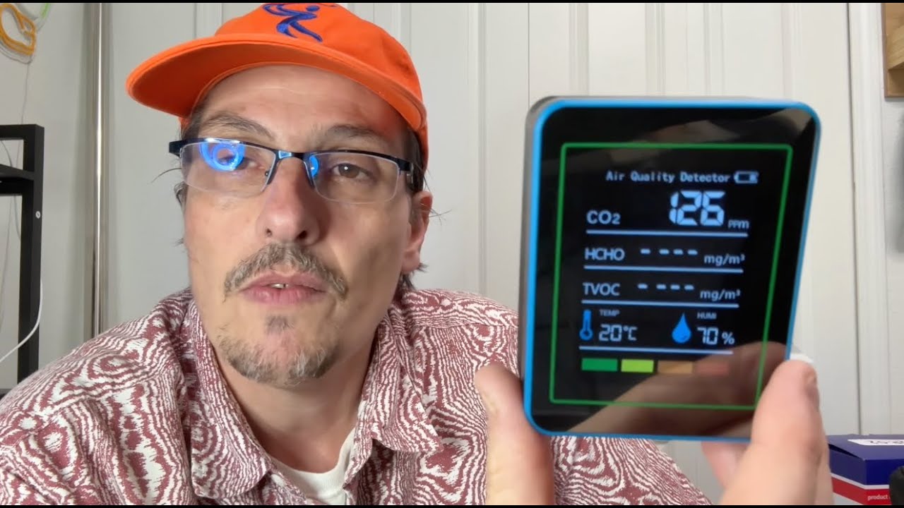 Обзор монитора качества воздуха OCDONOR 5-в-1: датчик CO2, TVOC, формальдегида, температуры и вла...