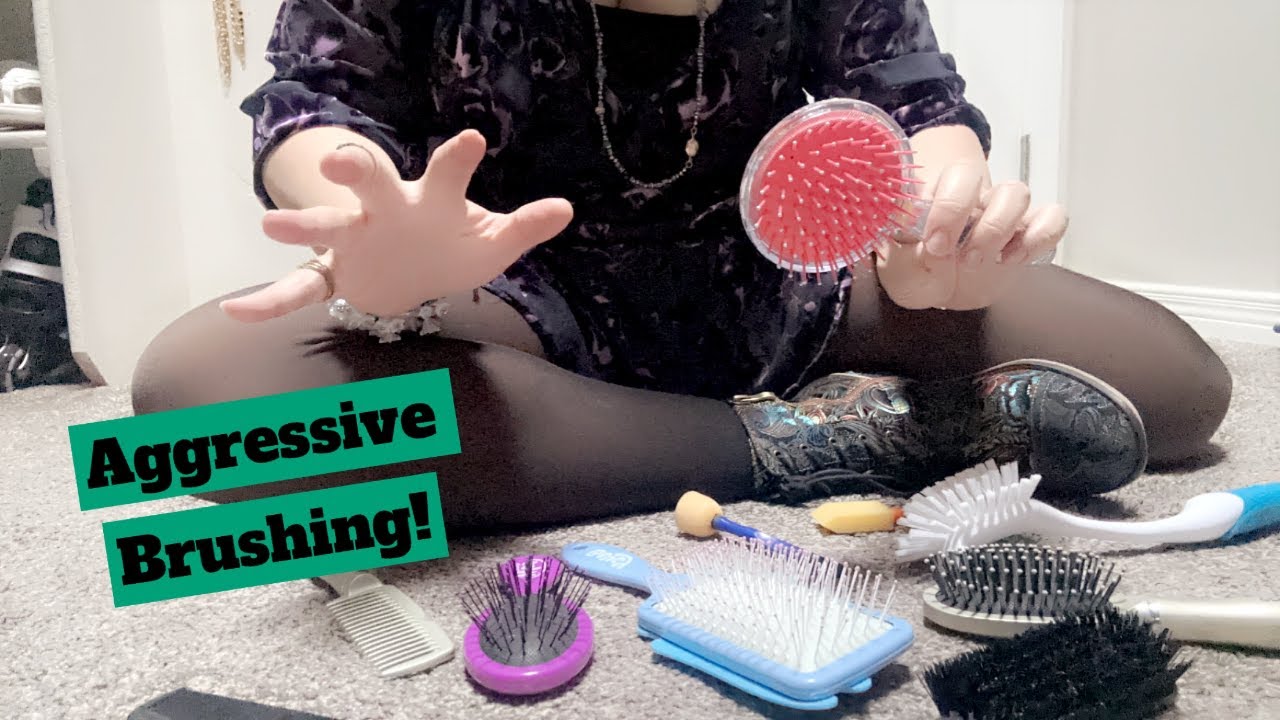 ASMR💤 | FAST & AGGRESSIVE BRUSH SOUNDS (Carpet brushing, scratching) ⚡ | Lofi! | No Talking! 🤫
