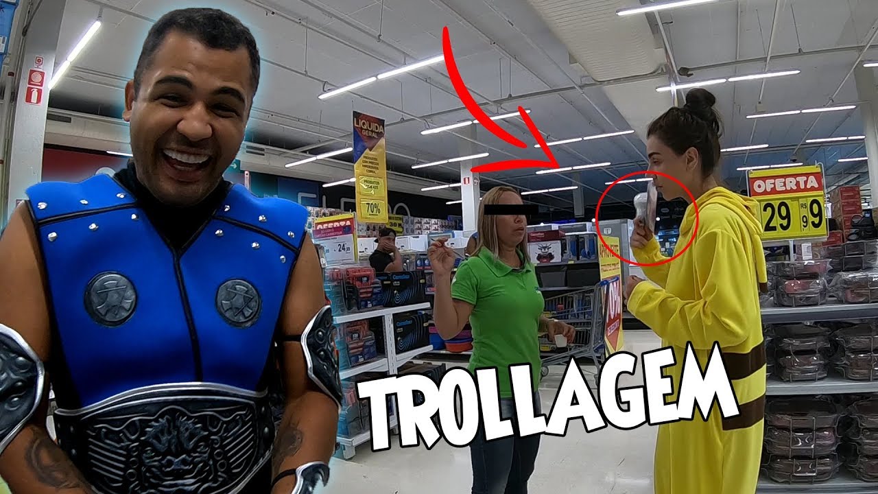 TROLLEI MINHA NAMORADA NO MERCADO
