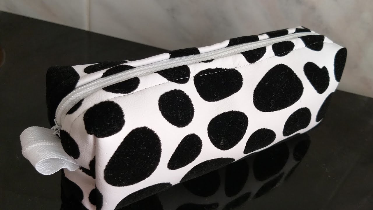 خياطه مقلمه مدرسيه من السكاي روووعة ❤How to make a pencil case
