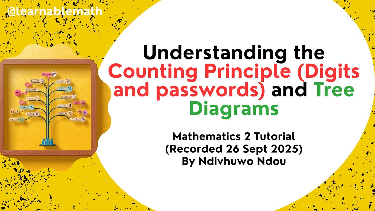 Counting Principle and Tree Diagram  (Grade 12) | Recorded Session Math 2