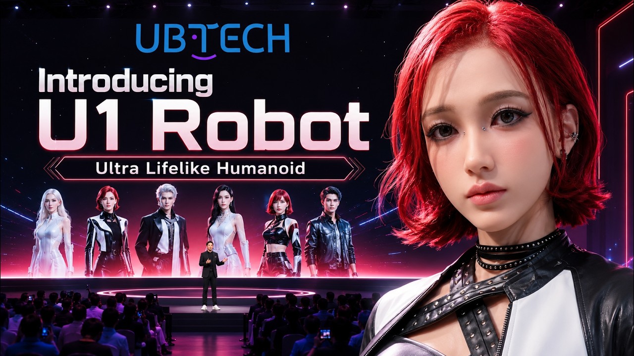 Новые роботы U1 UWORLD от Ubtech шокировали индустрию (ультрареалистичные андроиды)
