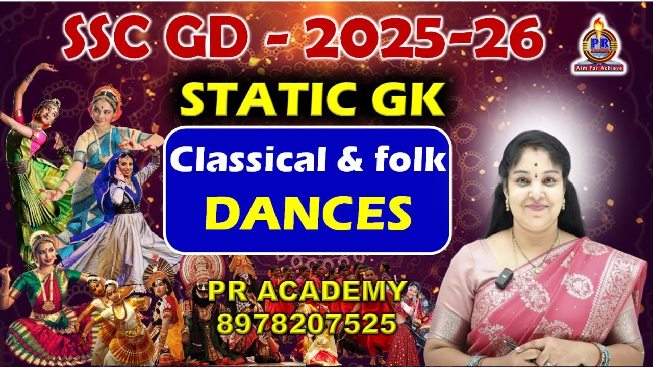 SSC GD Static GK LIVE | Static GK Dance Forms | Top Important Bits | Telugu Explanation | PR ACADEMY
