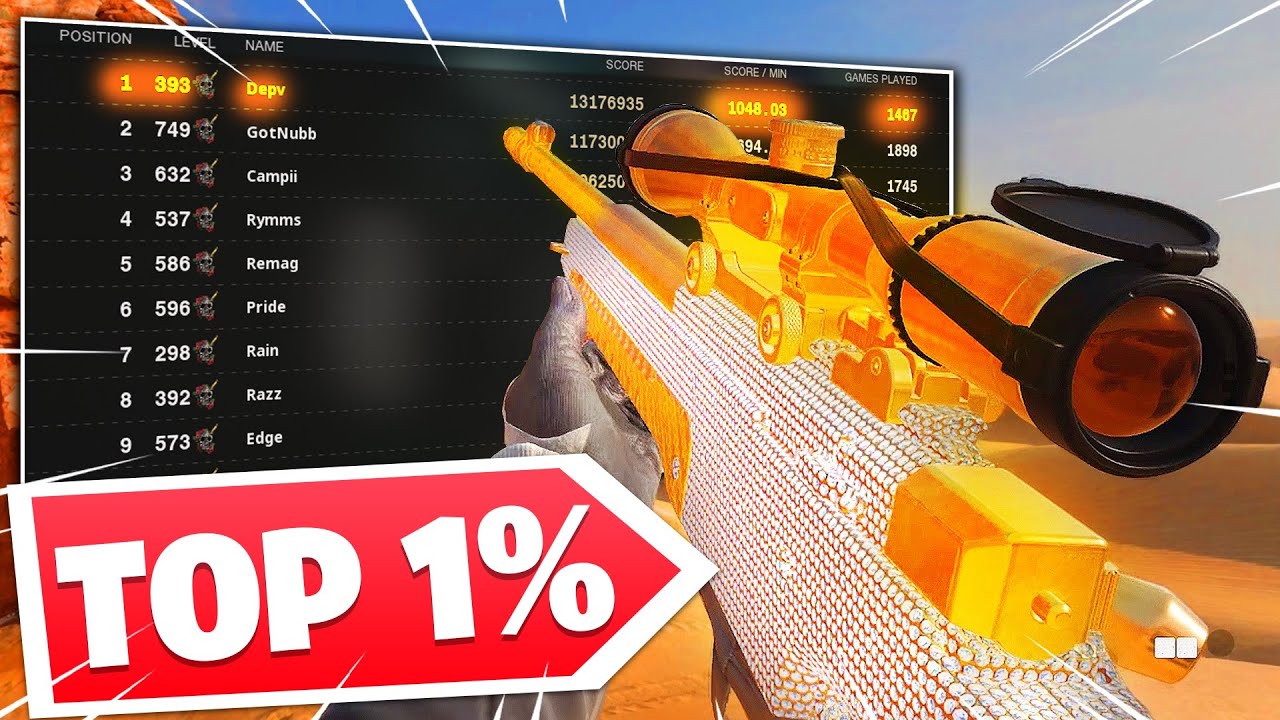 I'm TOP 1% for SNIPING on Black Ops Cold War.. here is why (omg..)