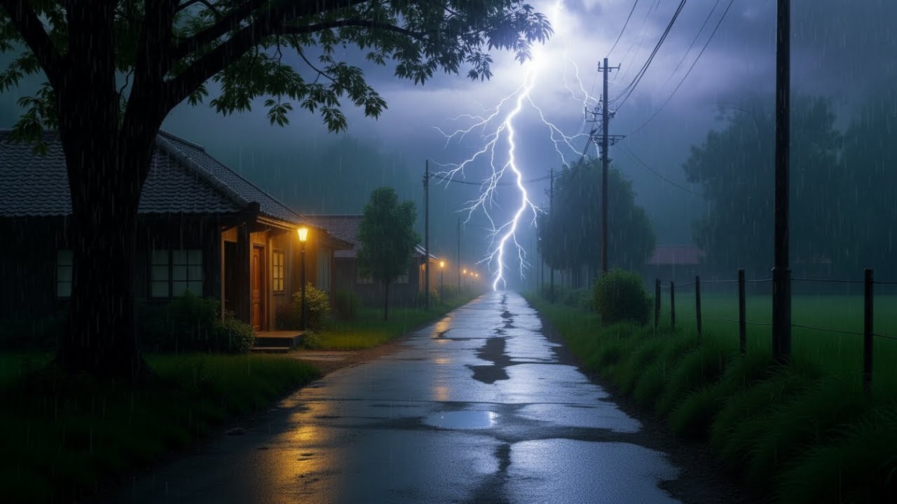 Sounds of Rain & Thunder for Deep Sleep – Relax Your Mind & Sleep Peacefully Tonight