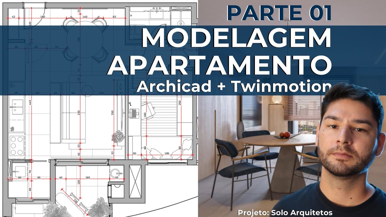 Apartamento Solo | PARTE 1| Modelando Apartamento no Archicad