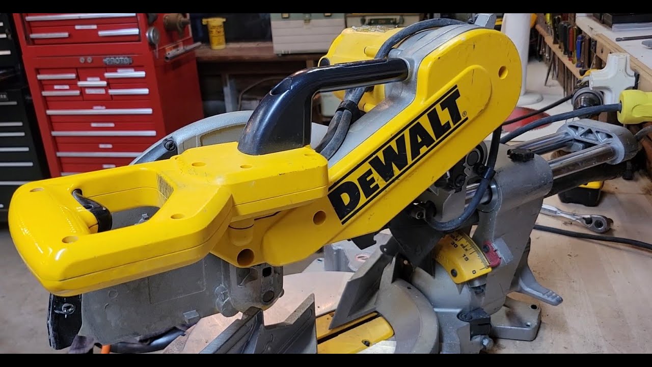DeWalt sliding compound miter saw repair