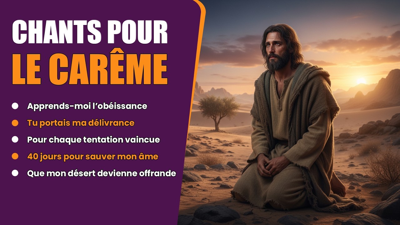 CHANTS POUR LE CAREME | DANS LE DÉSERT AVEC LE CHRIST
