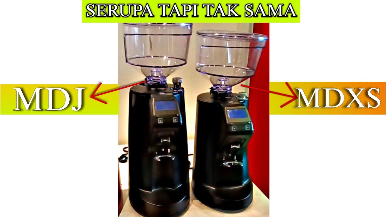 Coffee vlog perbedaan grinder simonelli mdj dengan mdxs