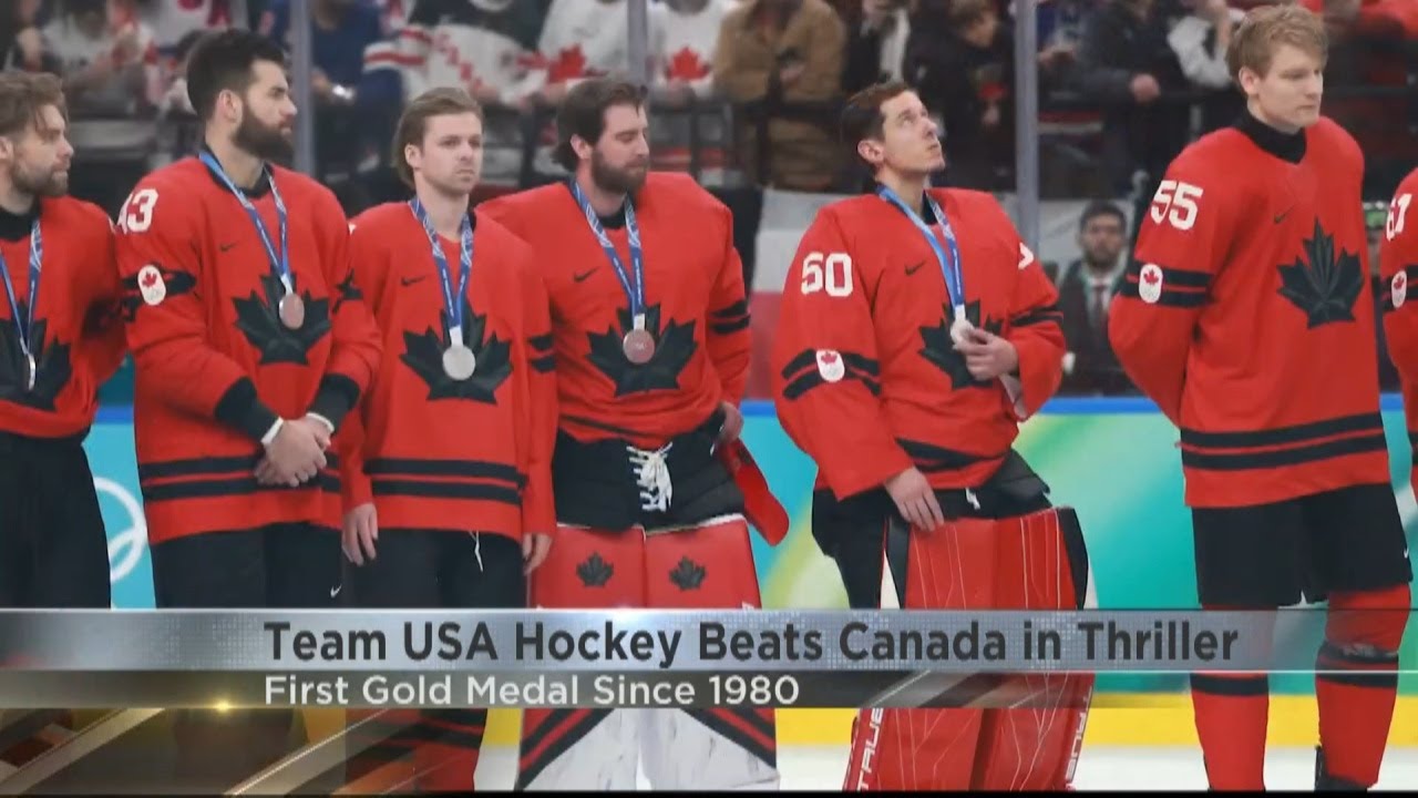 U.S. wins men's hockey gold in the final medal event of the Winter Olympics