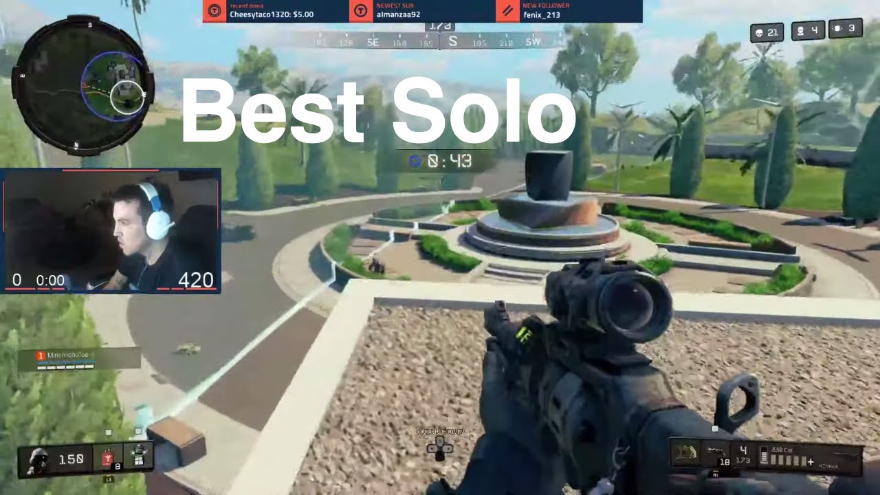 MY NEW SOLO PERSONAL RECORD! (24 kills, 4400 damage) - Cod Blackout Solos