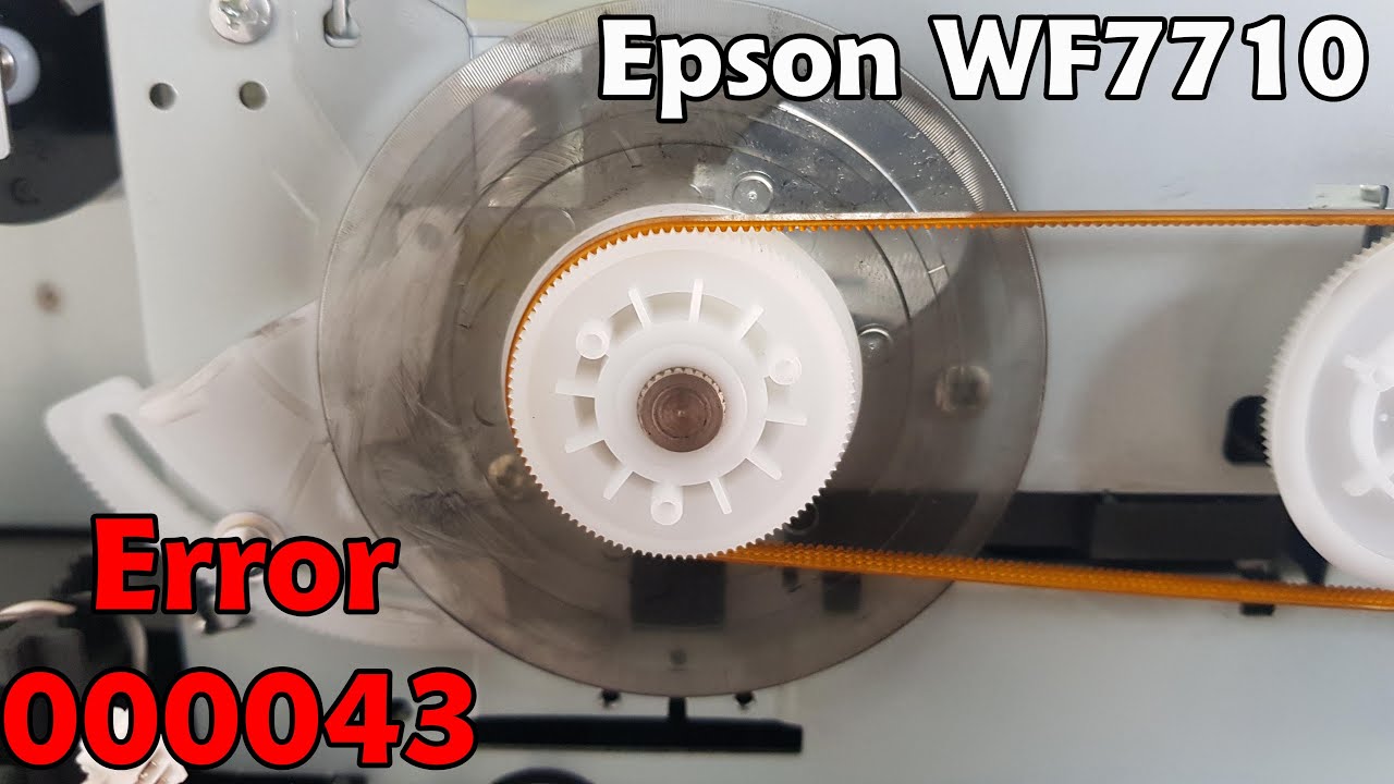 😉Epson WF7710 Error 000043, 100016