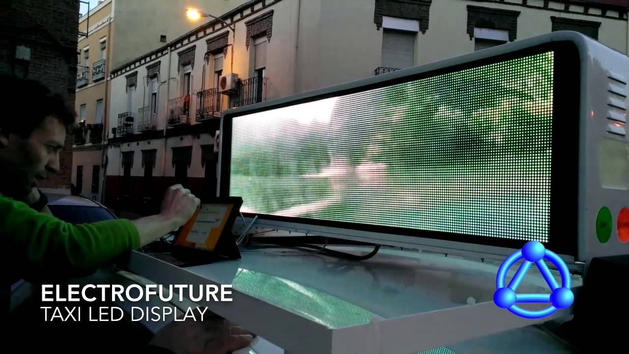 PANTALLA PUBLICIDAD TAXI LED