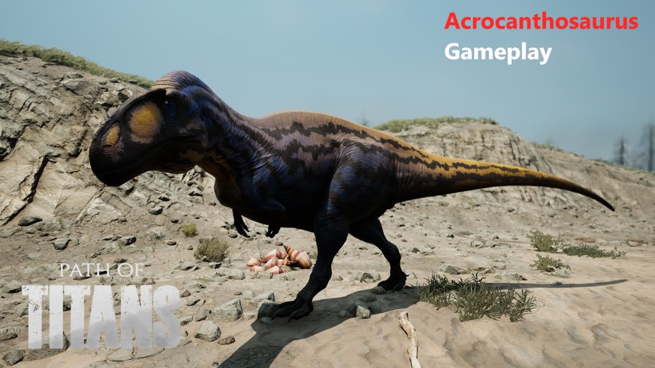 Divine Beasts Acrocanthosaurus Gameplay Path of Titans