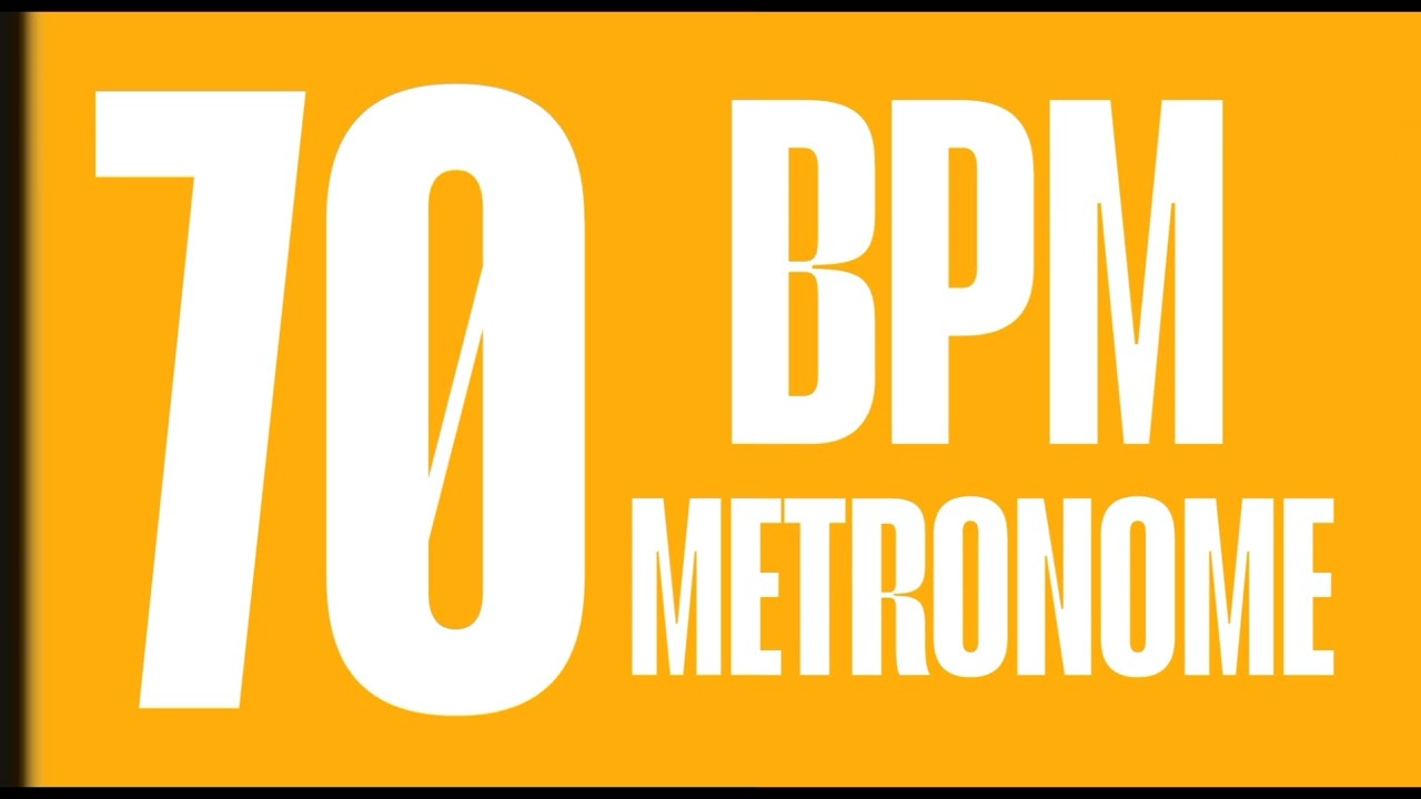70 BPM METRONOME | 4/4 BEAT | #01