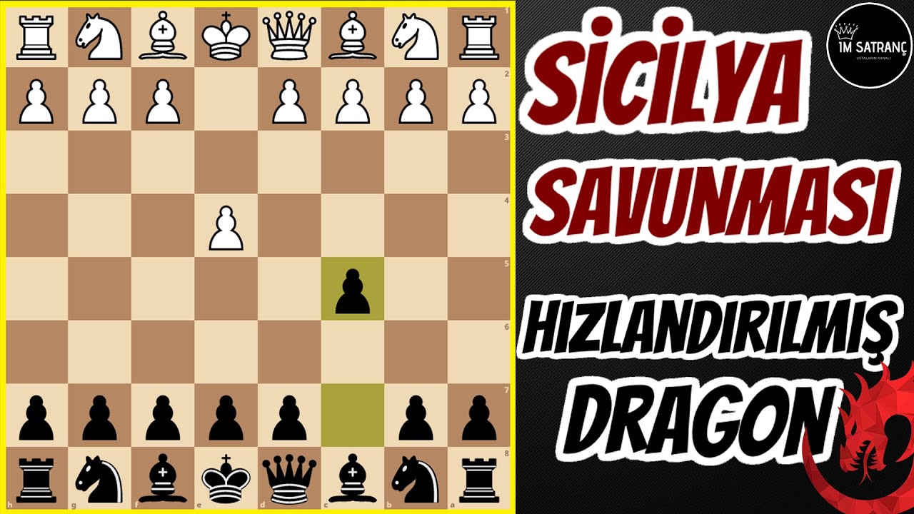 Satranç Açılışları | Sicilya Savunması Hızlandırılmış Dragon | NM Oğuz Kağan Güven
