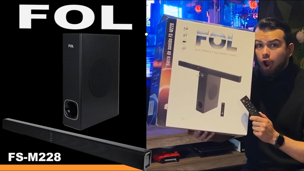 FOL FS M228 l Barra de Sonido con subwoofer