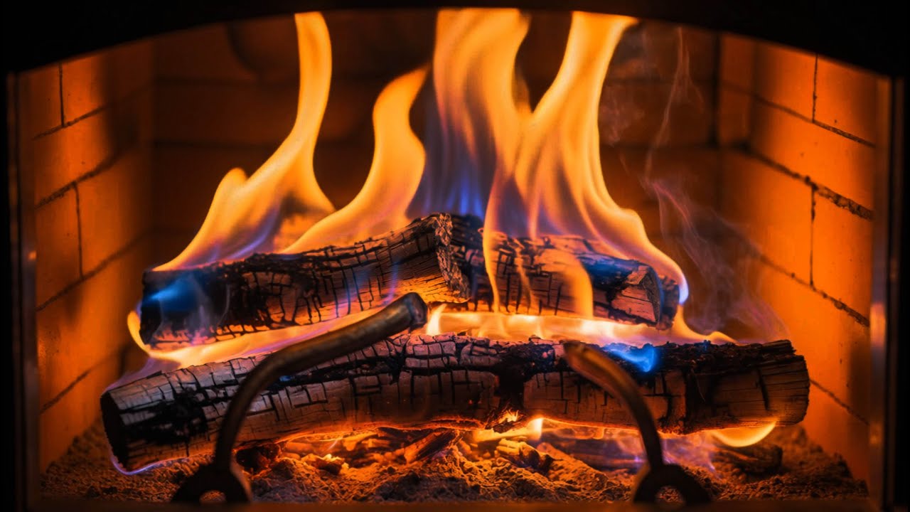 ❄️ Warm Your Space & Calm Your Mind with Cozy Fireplace Flames and Glowing Embers
