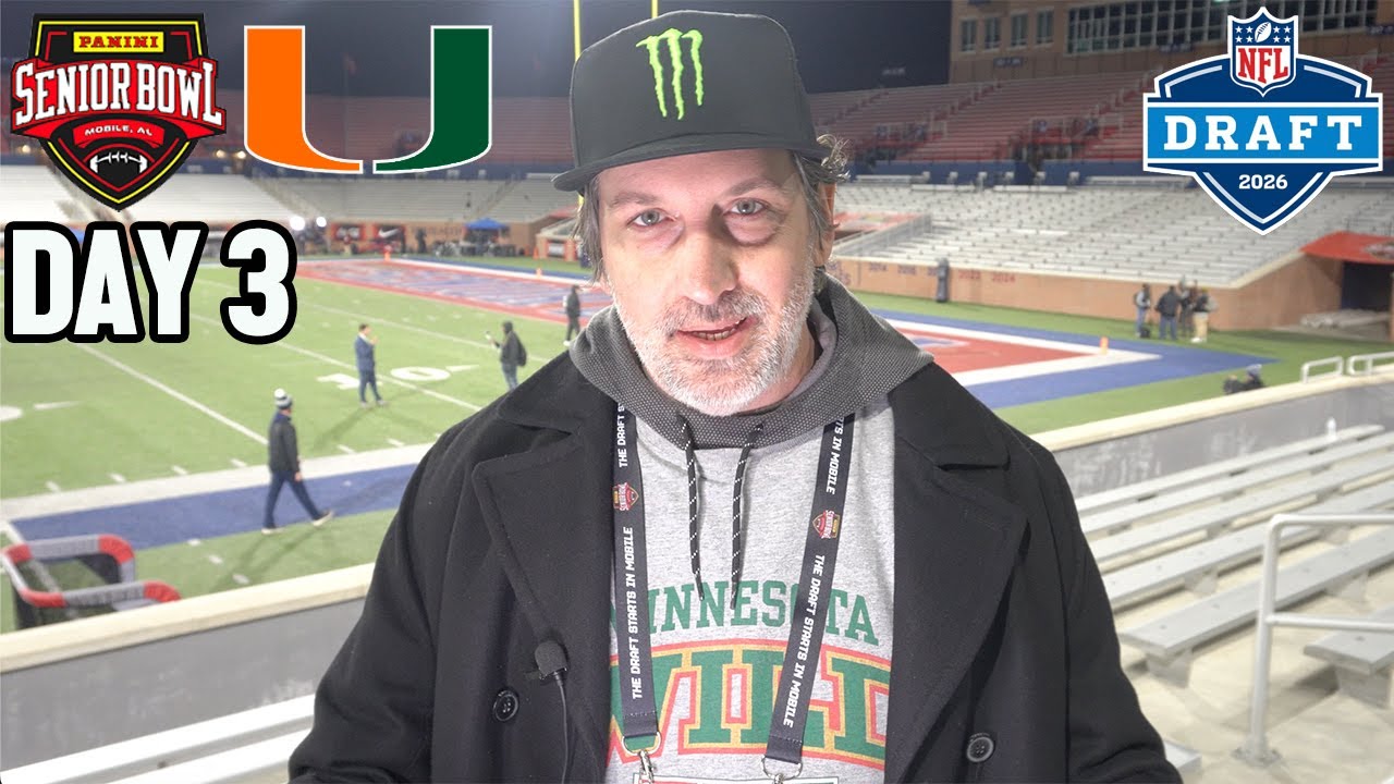 Observations & Notes on Hurricanes at Senior Bowl Practice Day 3 | 2026 NFL Draft