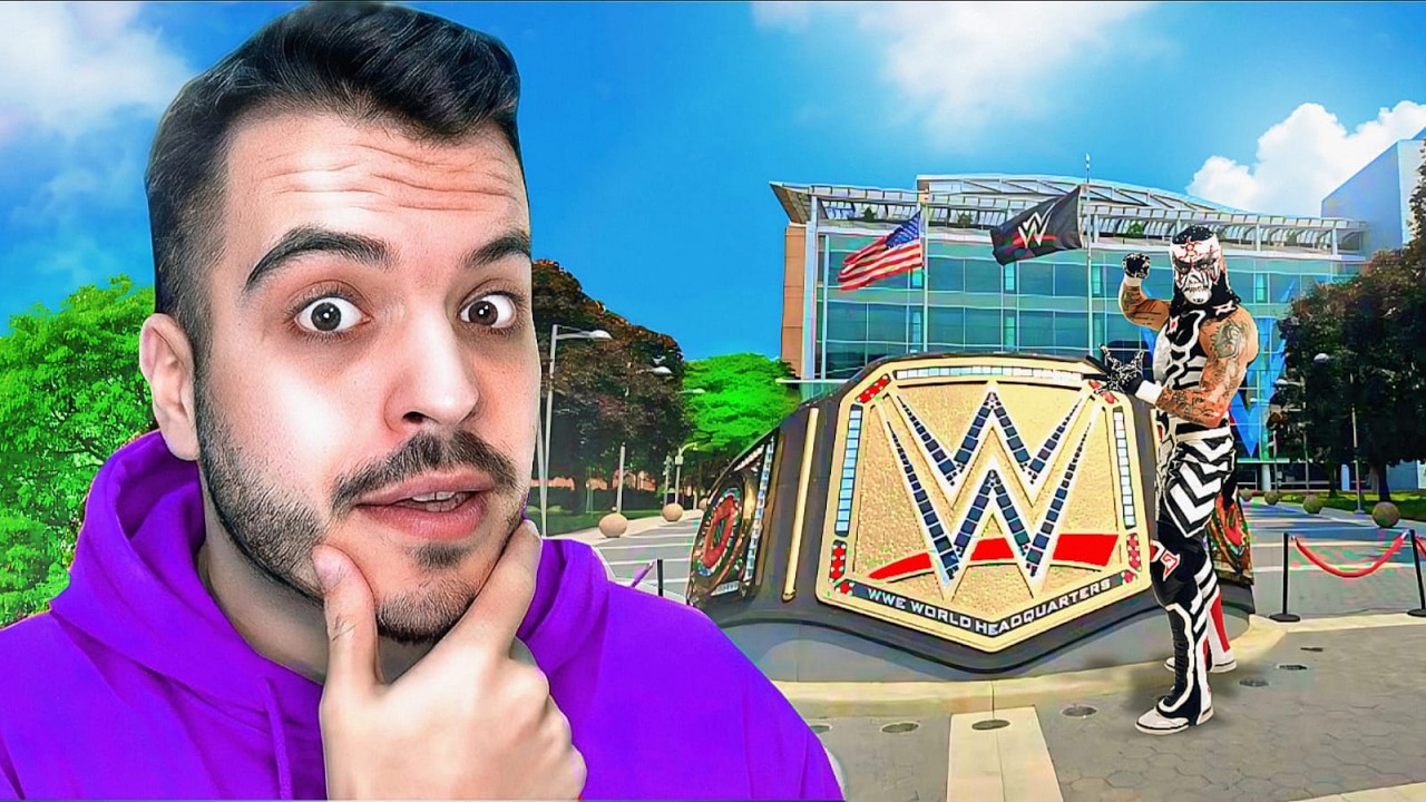 Fui a los Headquarters de WWE y me encontré con Penta...