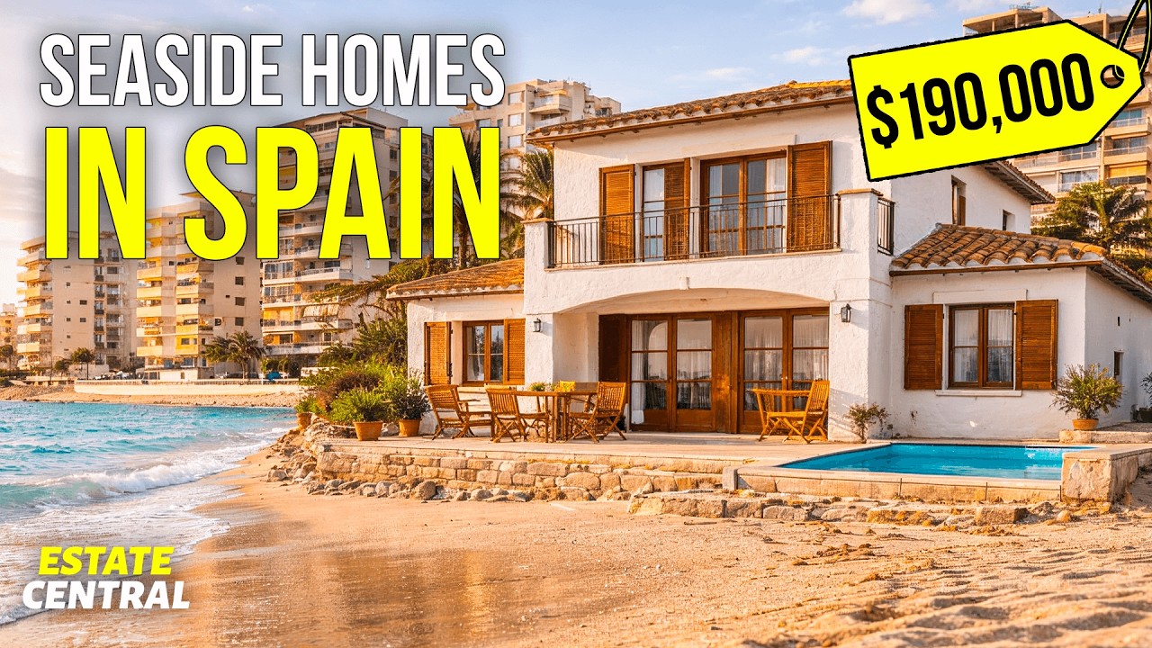 Amazing SEASIDE Homes in SPAIN under $200,000