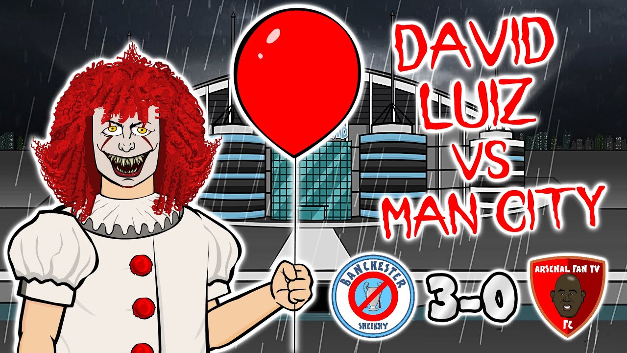🤡David Luiz Red Card vs Man City🤡 (Man City vs Arsenal 3-0 Parody Goals Highlights 2020)