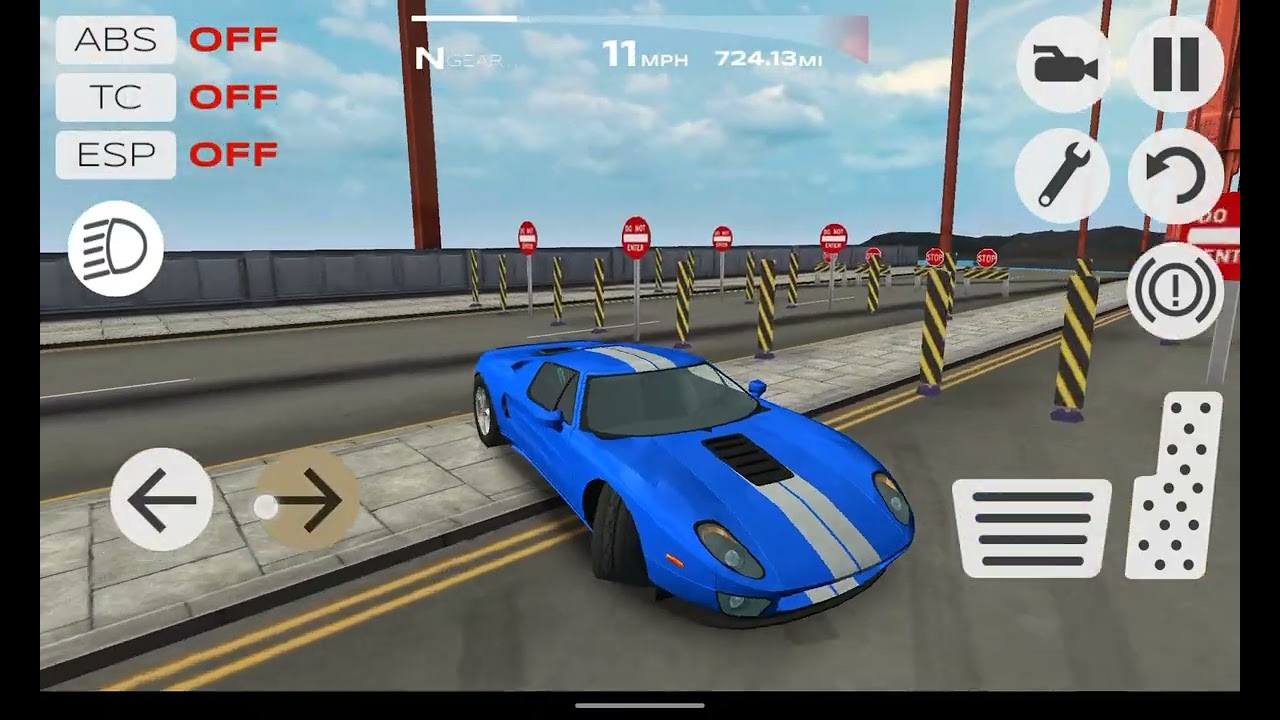 Part 5 Car Driving Simulator SF'DA Kİ En Hızlı Olan Super Car Olan 2005 Ford GT Oynuyoruz 