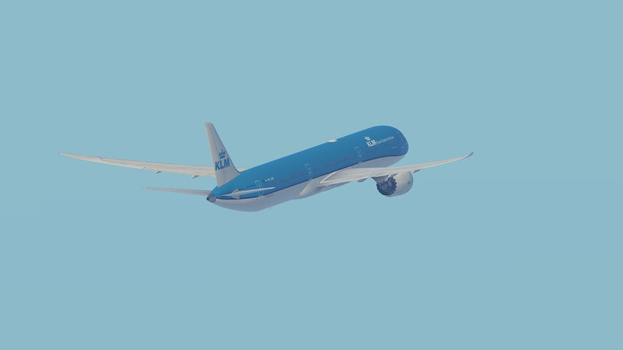 KLM Boeing 787-10 takeoff AMS/EHAM RWY 36L (Infinite Flight)