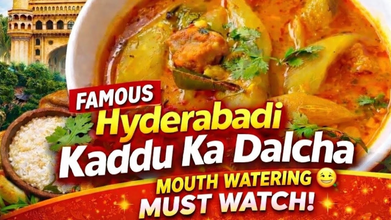 Restaurant Style Hyderabadi Dalcha | Kaddu Recipe at Home