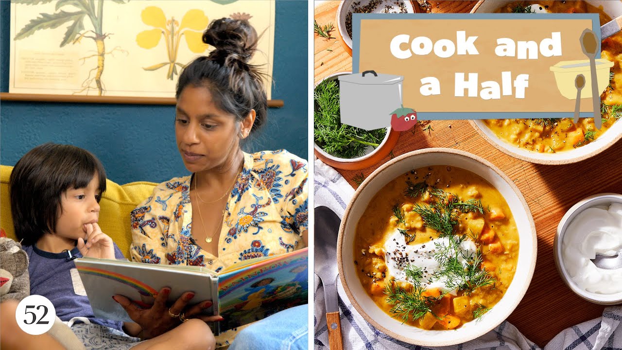 Cozy Rainbow Root Veggies and Barley Stoup (Stew-Soup!) | Cook and a Half