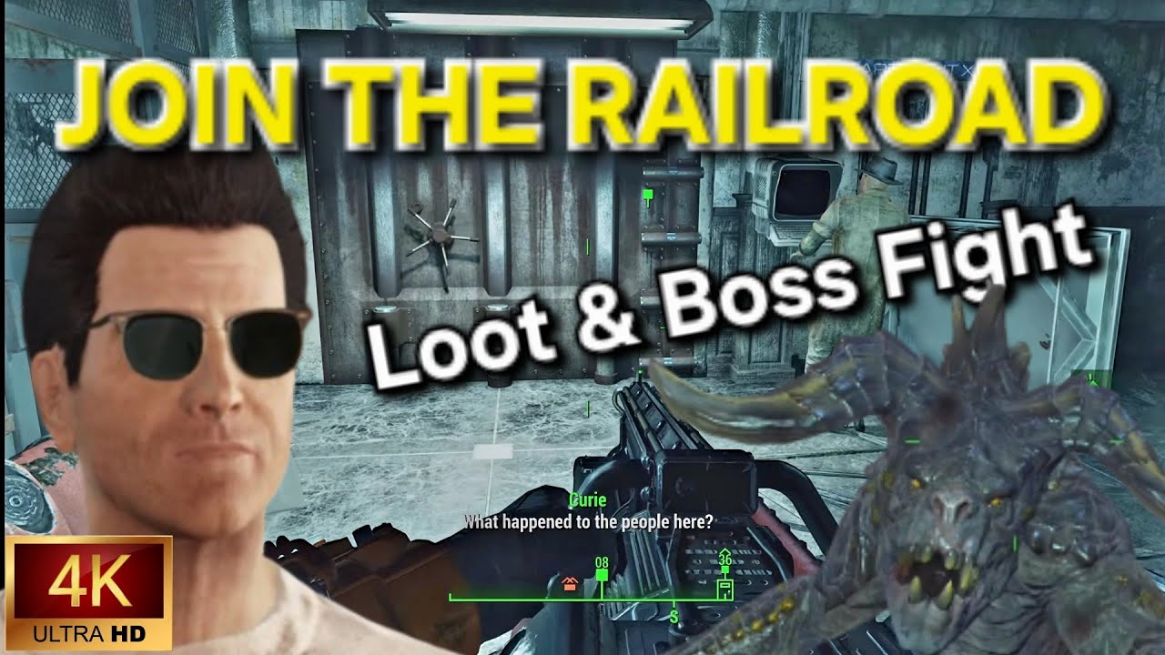 BECOMING A RAILROAD AGENT! 🕵️ Deacon Companion & Tradecraft Guide (Fallout 4)