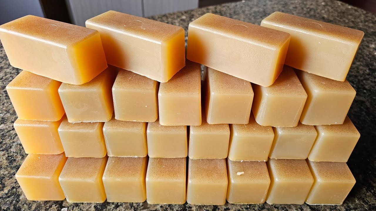 COMO FAZER SABÃO CASEIRO COM 3L DE SEBO PERFUMADO COM ÓTIMO RENDIMENTO