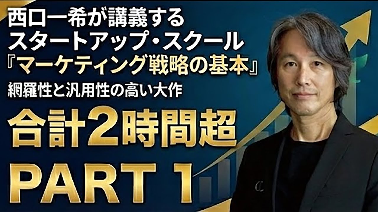 【本編Part 1】スタートアップ・スクール「マーケティング戦略の基本」