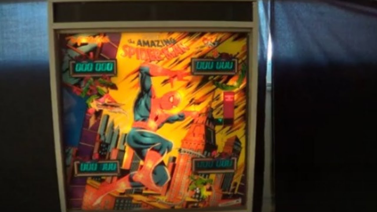 SPIDERMAN PINBALL MACHINE - BY GOTTLIEB 1980
