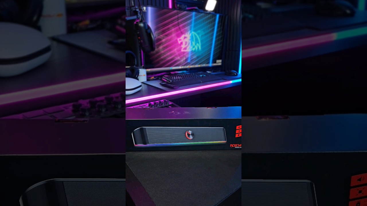 Redragon ADIEMUS Soundbar: Perfect for Your Gaming Setup! 🎮🔊