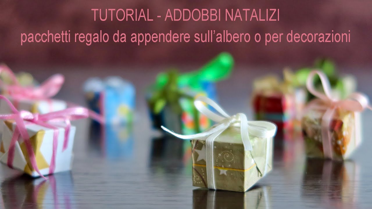 Tutorial - addobbi natalizi: pacchetti regalo