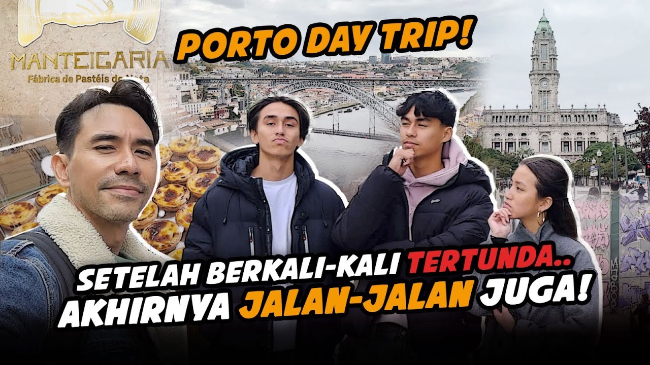JALAN-JALAN KE PORTO BARENG KIDDOS! KELILING CITY HALL & COBA CEMILAN KHAS PORTUGAL 😋