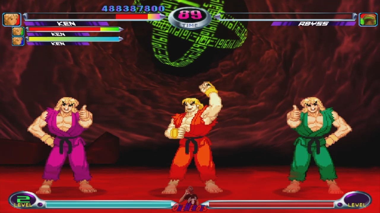MVC2 - ARCADE MODE - TRIPLE KEN!