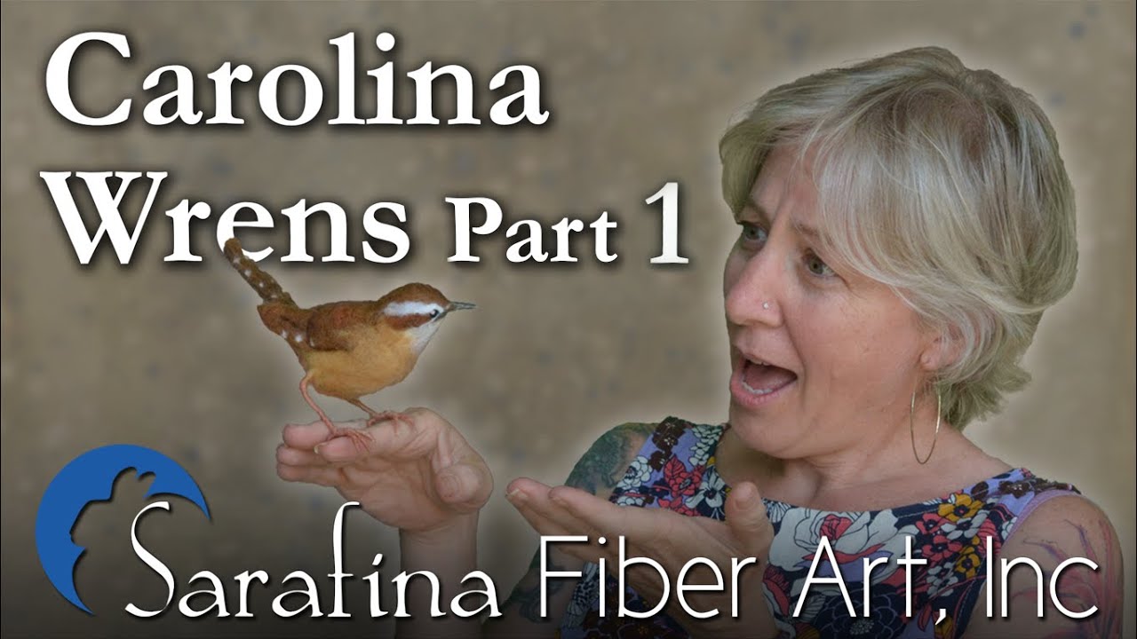 Needle Felted Carolina Wrens: Part 1