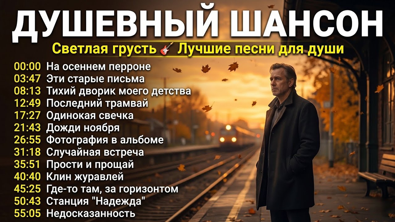 ДУШЕВНЫЙ ШАНСОН Светлая грусть 🎸 Лучшие песни для души