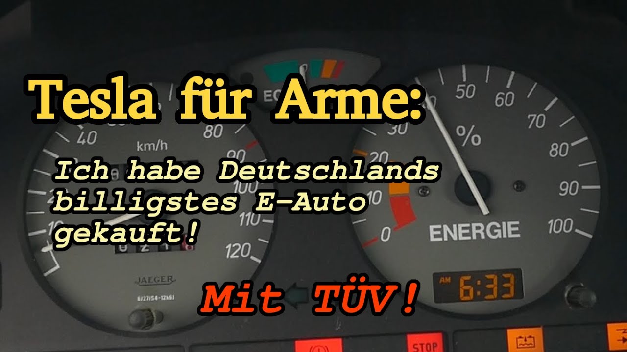 Tesla für Arme (Peugeot 106 electric, electrique) Teil 1: Billigstes günstigstes Elektroauto mit TÜV