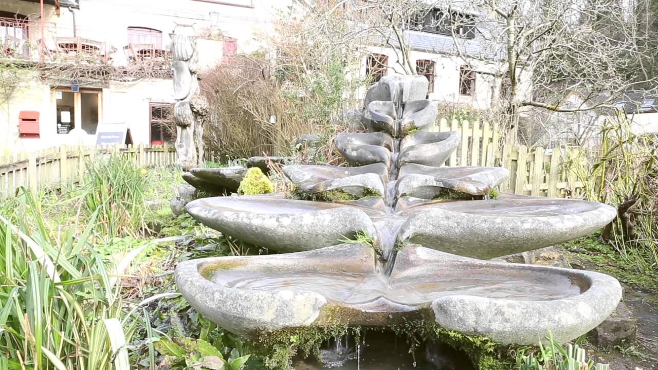 Sevenfold Flowform at Ruskin Mill College. Front View.