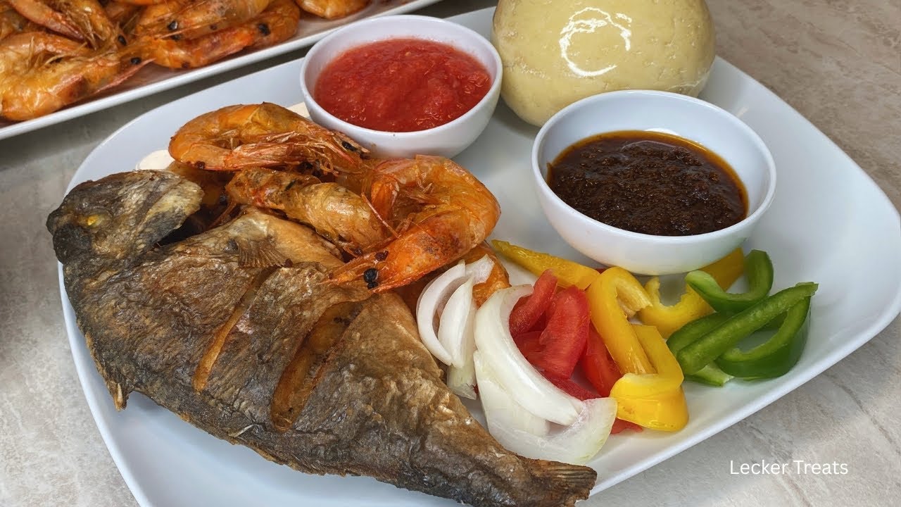 Cook With Me - Fried Fish, Shrimps & Semolina