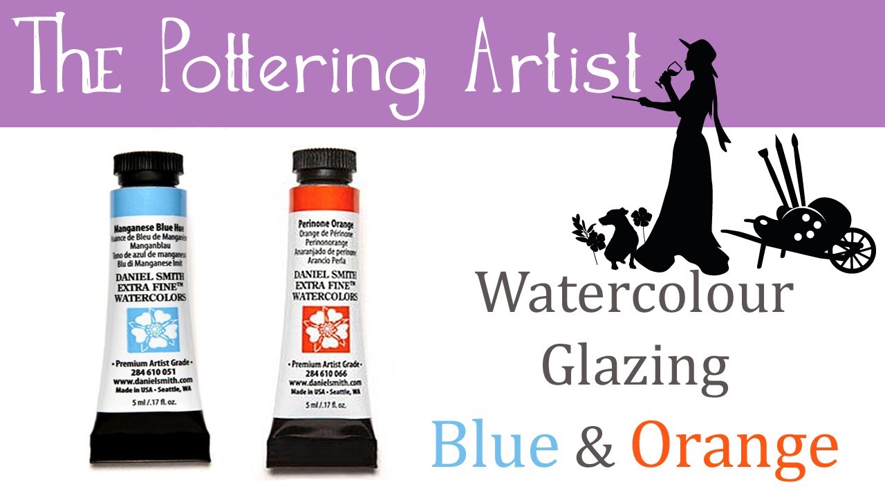 Watercolor Glazing - warm and cool