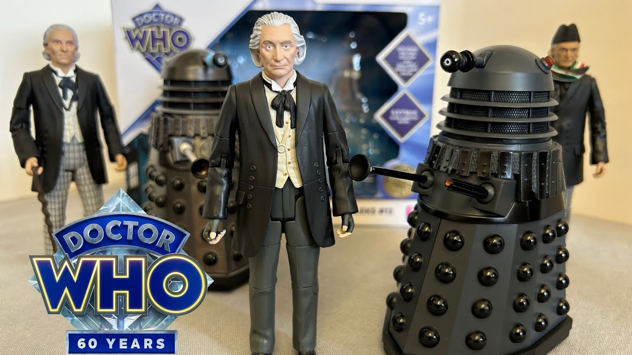 Doctor Who The Five Doctors First Doctor & Death Zone Dalek B&M exclusive figure set review